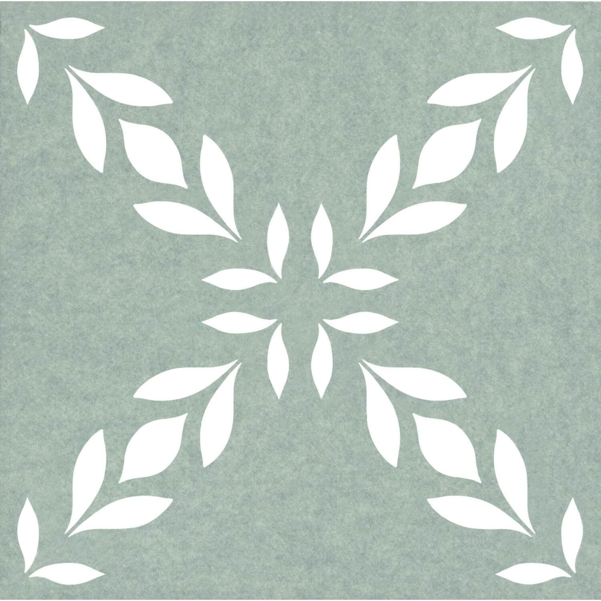 RoomMates Sky Blue Botanical Trellis Acoustical Peel & Stick Tiles